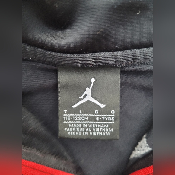Jordan boys athletic jacket size 7(L) - Picture 3 of 3